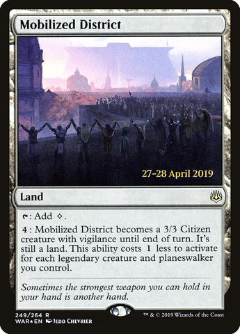 Mobilized District [War of the Spark Prerelease Promos] - The Mythic Store | 24h Order Processing