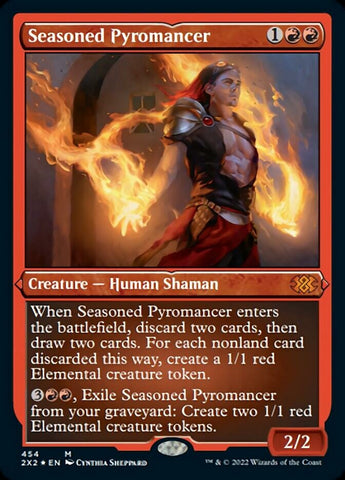 Seasoned Pyromancer (Foil Etched) [Double Masters 2022] - The Mythic Store | 24h Order Processing