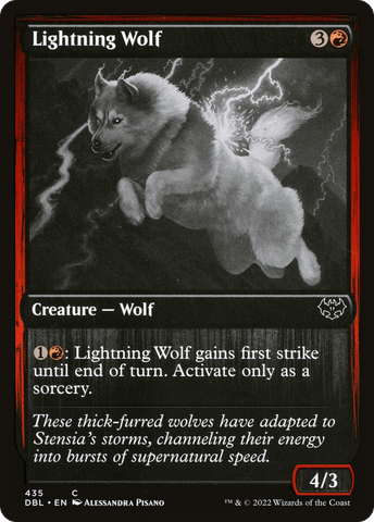 Lightning Wolf [Innistrad: Double Feature] - The Mythic Store | 24h Order Processing