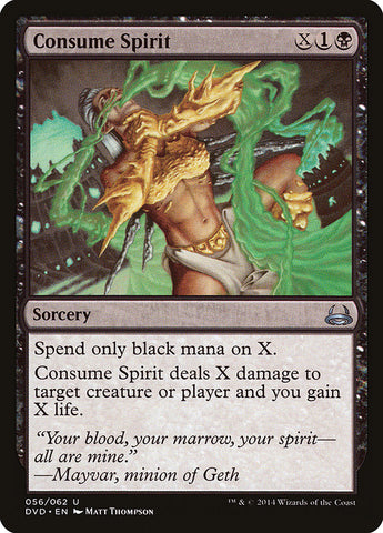 Consume Spirit (Divine vs. Demonic) [Duel Decks Anthology] - The Mythic Store | 24h Order Processing