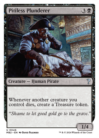Pitiless Plunderer (White Border) [Mystery Booster 2] - The Mythic Store | 24h Order Processing