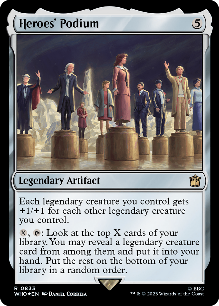 Heroes' Podium (Surge Foil) [Doctor Who] - The Mythic Store | 24h Order Processing