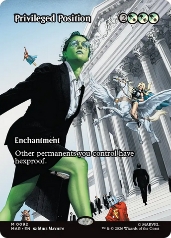 Privileged Position (Borderless) [Marvel Universe: Eternal-Legal] - The Mythic Store | 24h Order Processing