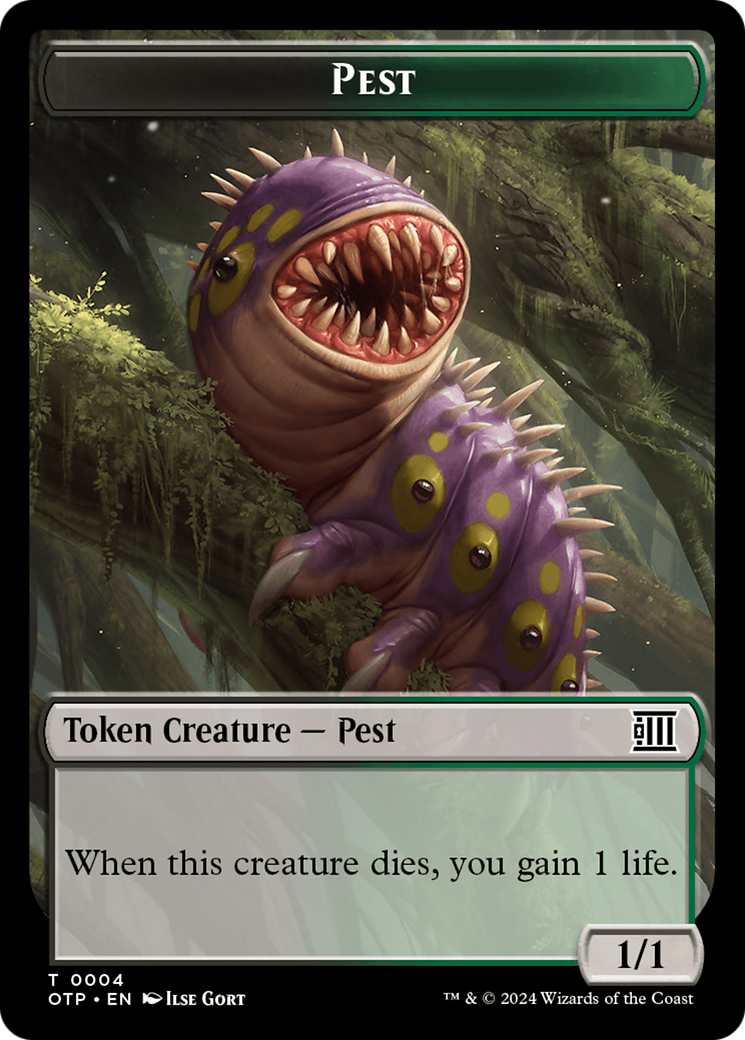 Pest // Plot Double-Sided Token [Outlaws of Thunder Junction: Breaking News Tokens] - The Mythic Store | 24h Order Processing