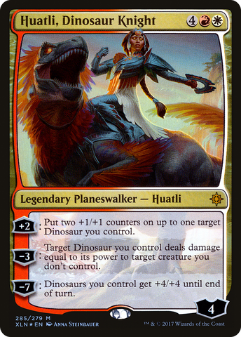 Huatli, Dinosaur Knight [Ixalan] - The Mythic Store | 24h Order Processing