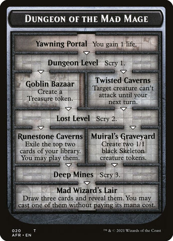 Dungeon of the Mad Mage Token (Oversized) [Oversize Cards] - The Mythic Store | 24h Order Processing
