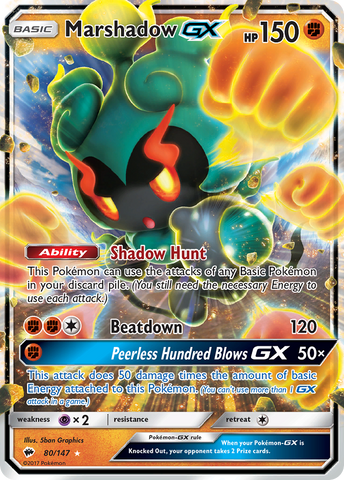 Marshadow GX (80/147) [Sun & Moon: Burning Shadows] - The Mythic Store | 24h Order Processing