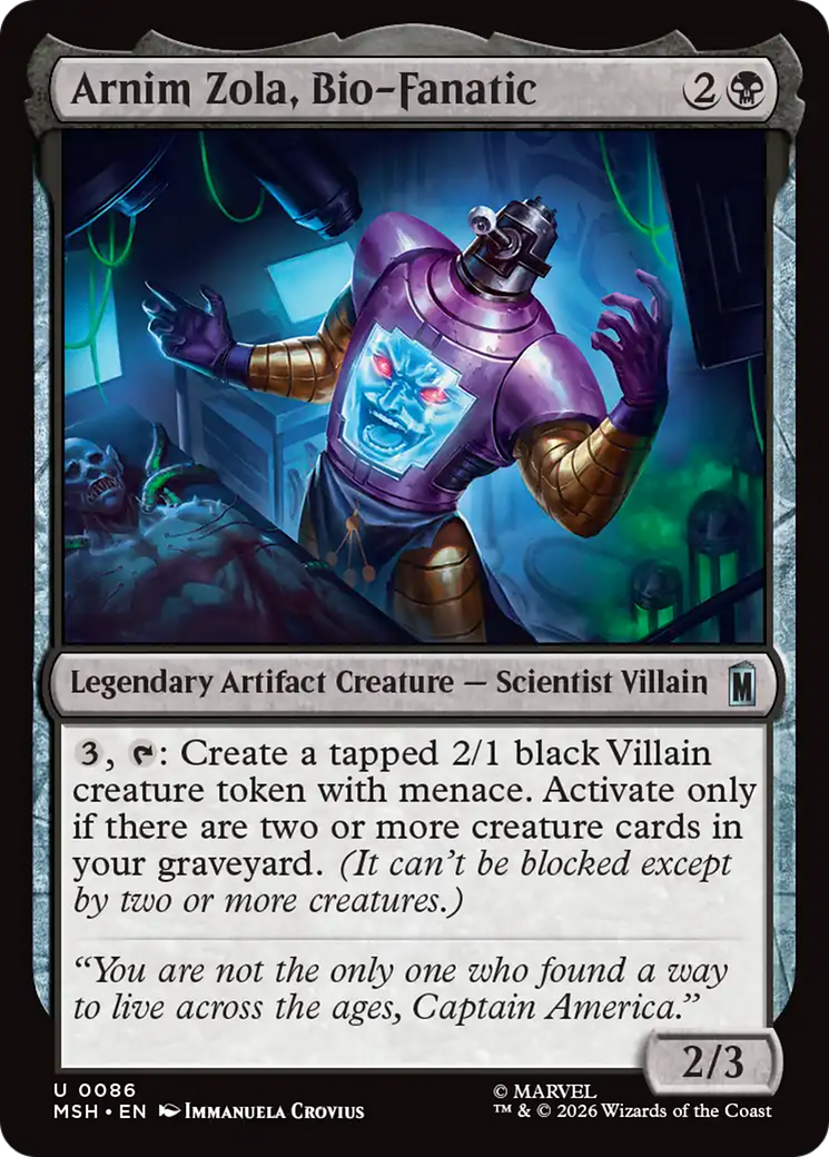 Arnim Zola, Bio-Fanatic [Marvel Super Heroes] - The Mythic Store | 24h Order Processing