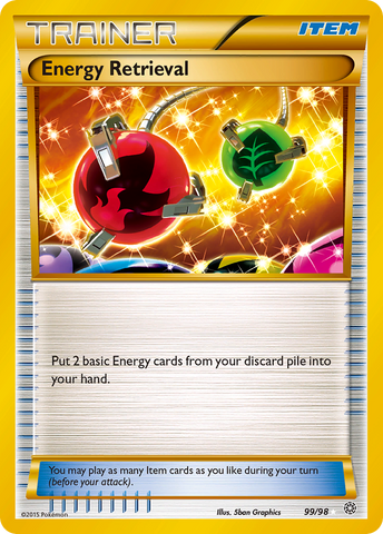 Energy Retrieval (99/98) [XY: Ancient Origins] - The Mythic Store | 24h Order Processing
