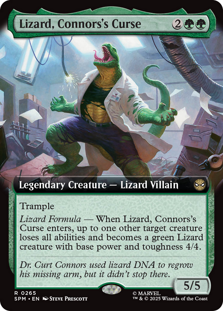 Lizard, Connors's Curse (Extended Art) [Marvel's Spider-Man] - The Mythic Store | 24h Order Processing