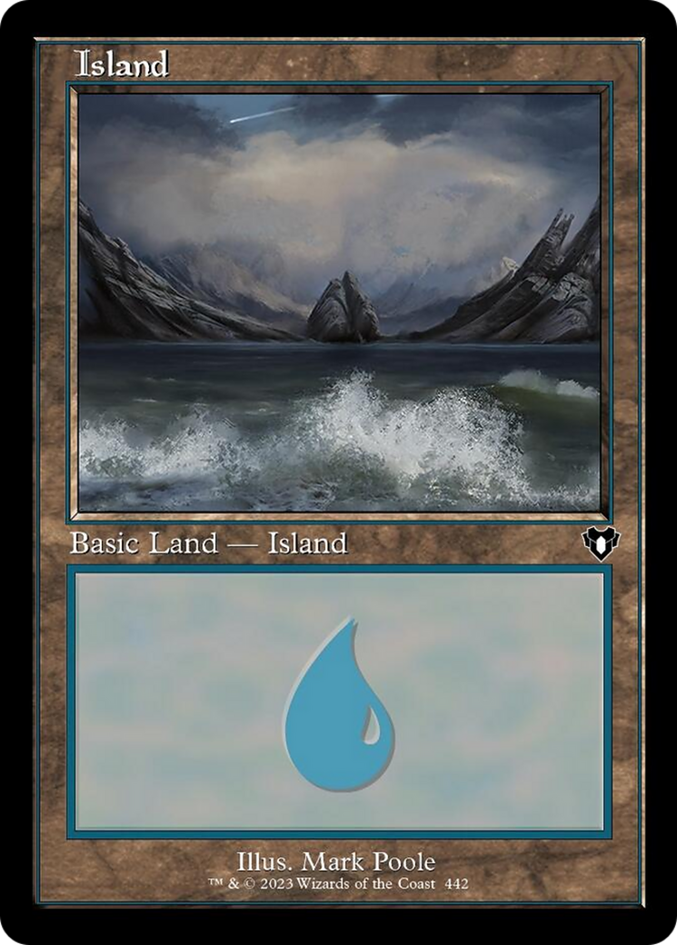 Island (442) (Retro) [Commander Masters] - The Mythic Store | 24h Order Processing