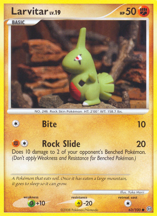 Larvitar (63/100) [Diamond & Pearl: Stormfront] - The Mythic Store | 24h Order Processing