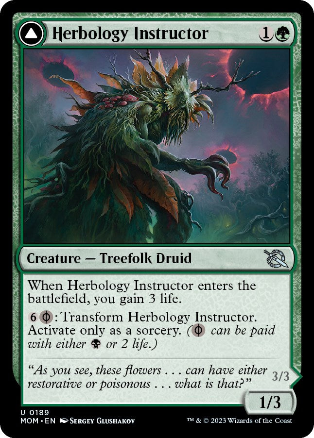 Herbology Instructor // Malady Invoker [March of the Machine] - The Mythic Store | 24h Order Processing