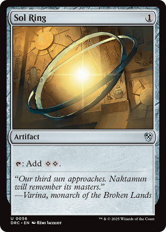 Sol Ring (0056) [Aetherdrift Commander] - The Mythic Store | 24h Order Processing