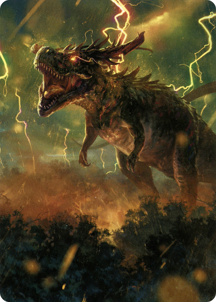 Thrasta, Tempest's Roar Art Card (42) [Modern Horizons 2 Art Series] - The Mythic Store | 24h Order Processing