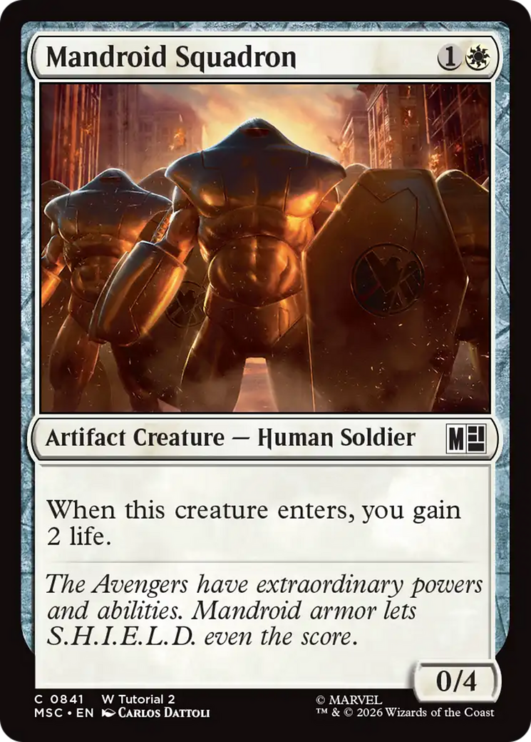 Mandroid Squadron [Marvel Super Heroes Commander] - The Mythic Store | 24h Order Processing