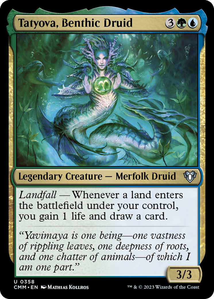 Tatyova, Benthic Druid [Commander Masters] - The Mythic Store | 24h Order Processing