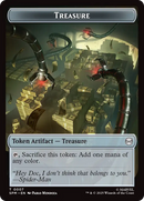 Human Citizen // Treasure Double-Sided Token [Marvel's Spider-Man Tokens] - The Mythic Store | 24h Order Processing