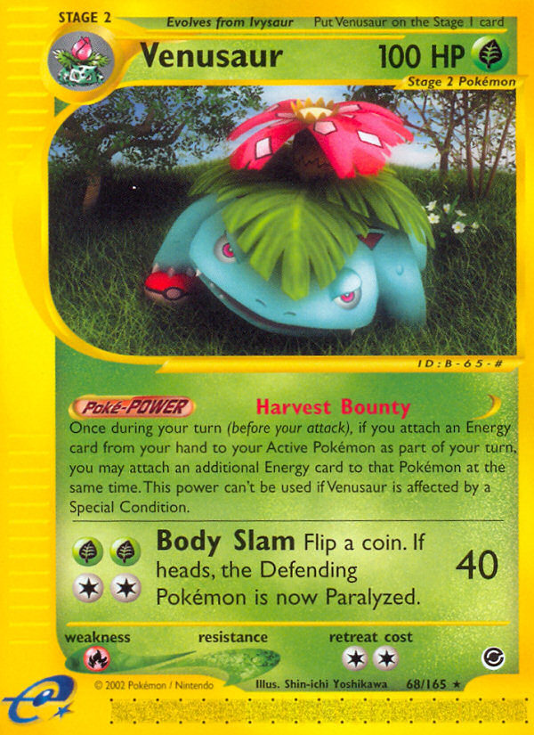 Venusaur (68/165) [Expedition: Base Set] - The Mythic Store | 24h Order Processing