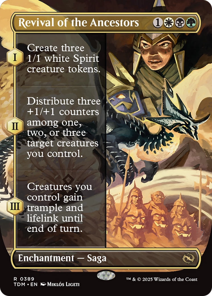 Revival of the Ancestors (Borderless) [Tarkir: Dragonstorm] - The Mythic Store | 24h Order Processing