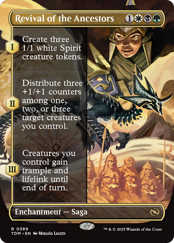 Revival of the Ancestors (Borderless) [Tarkir: Dragonstorm] - The Mythic Store | 24h Order Processing