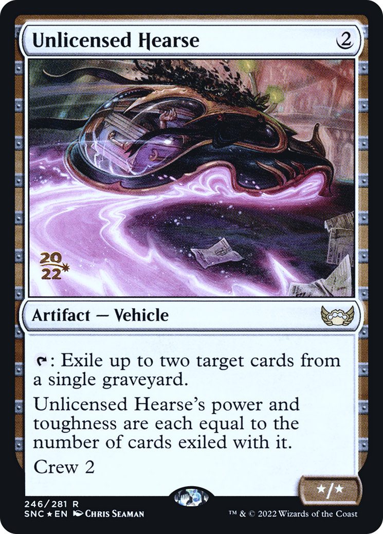 Unlicensed Hearse [Streets of New Capenna Prerelease Promos] - The Mythic Store | 24h Order Processing