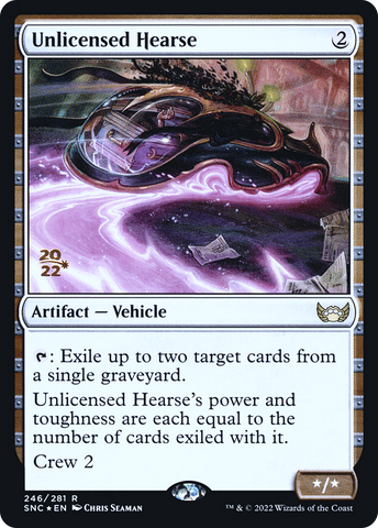 Unlicensed Hearse [Streets of New Capenna Prerelease Promos] - The Mythic Store | 24h Order Processing