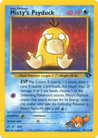 Misty's Psyduck (90/132) [Gym Challenge Unlimited] - The Mythic Store | 24h Order Processing