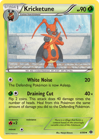 Kricketune (4/99) [Black & White: Next Destinies] - The Mythic Store | 24h Order Processing