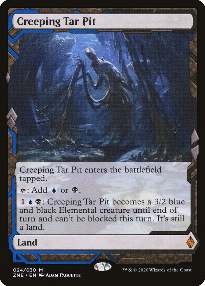 Creeping Tar Pit (Expeditions) [Zendikar Rising Expeditions] - The Mythic Store | 24h Order Processing