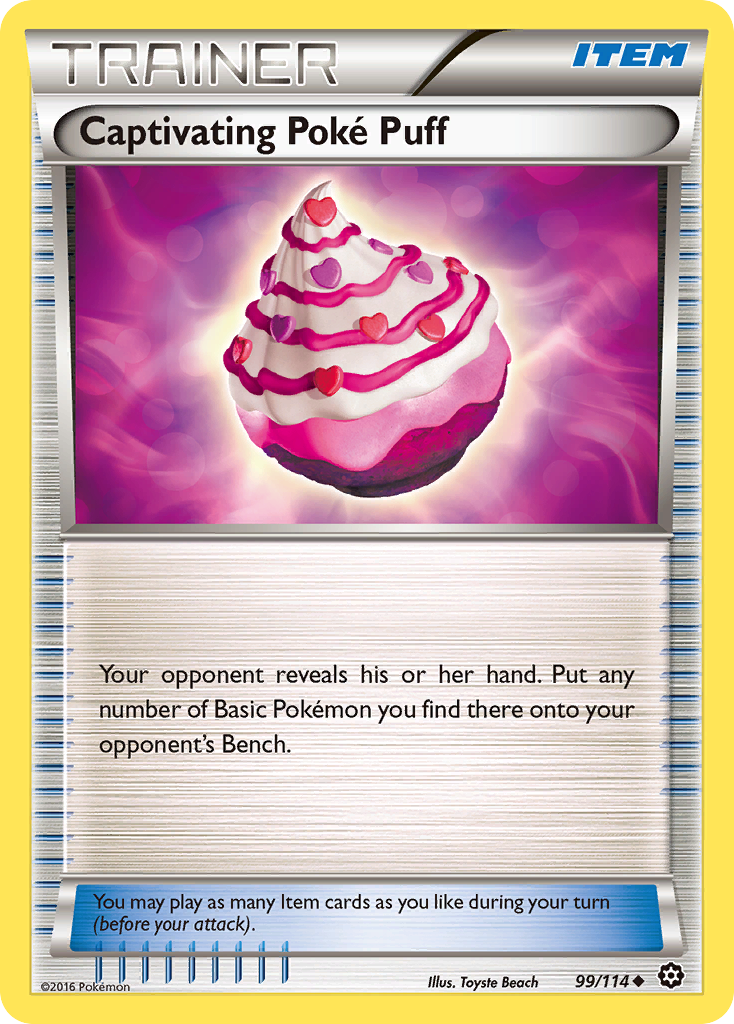 Captivating Poke Puff (99/114) [XY: Steam Siege] - The Mythic Store | 24h Order Processing