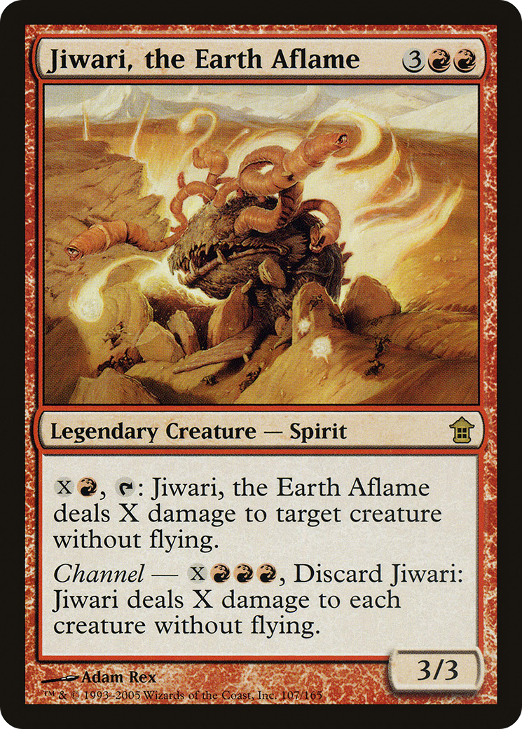 Jiwari, the Earth Aflame [Saviors of Kamigawa] - The Mythic Store | 24h Order Processing