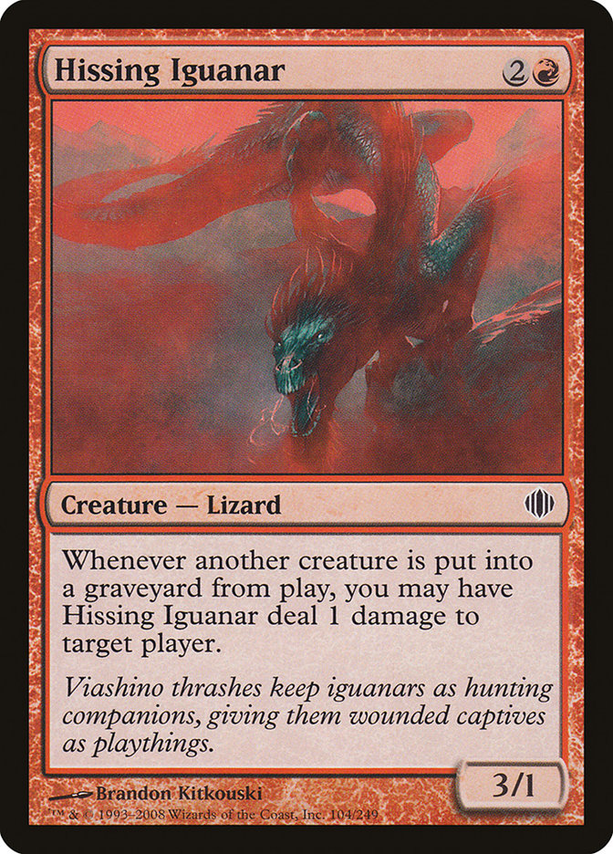 Hissing Iguanar [Shards of Alara] - The Mythic Store | 24h Order Processing