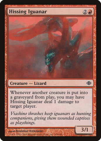 Hissing Iguanar [Shards of Alara] - The Mythic Store | 24h Order Processing