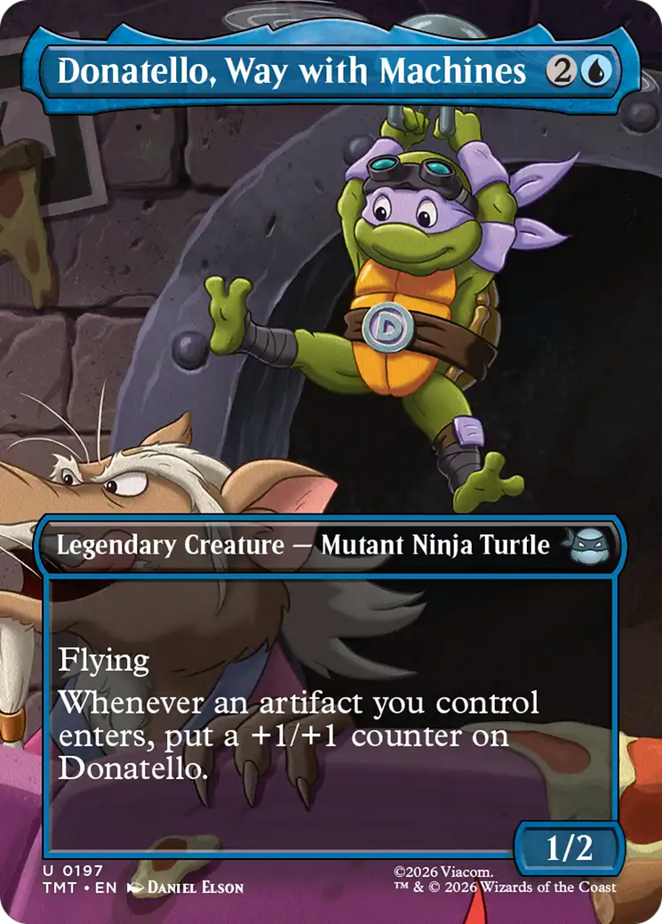 Donatello, Way with Machines (Borderless) [Teenage Mutant Ninja Turtles] - The Mythic Store | 24h Order Processing