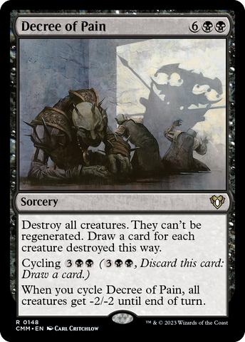 Decree of Pain [Commander Masters] - The Mythic Store | 24h Order Processing