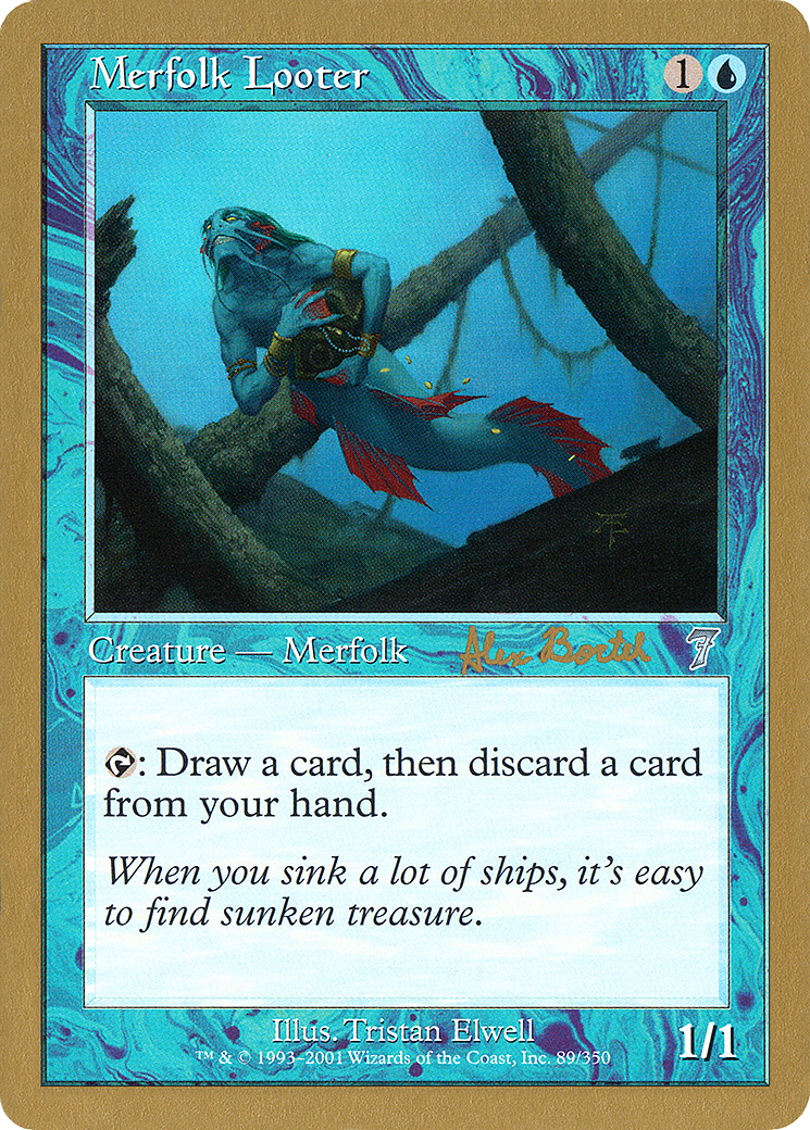 Merfolk Looter (Alex Borteh) [World Championship Decks 2001] - The Mythic Store | 24h Order Processing