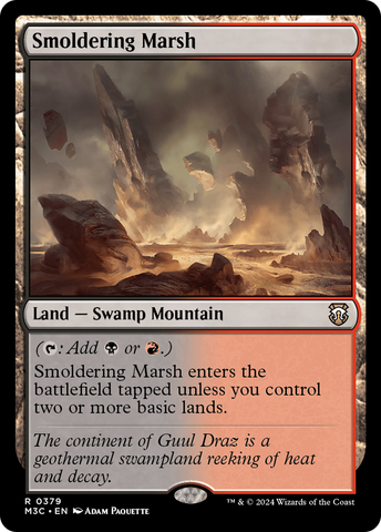 Smoldering Marsh (Ripple Foil) [Modern Horizons 3 Commander] - The Mythic Store | 24h Order Processing