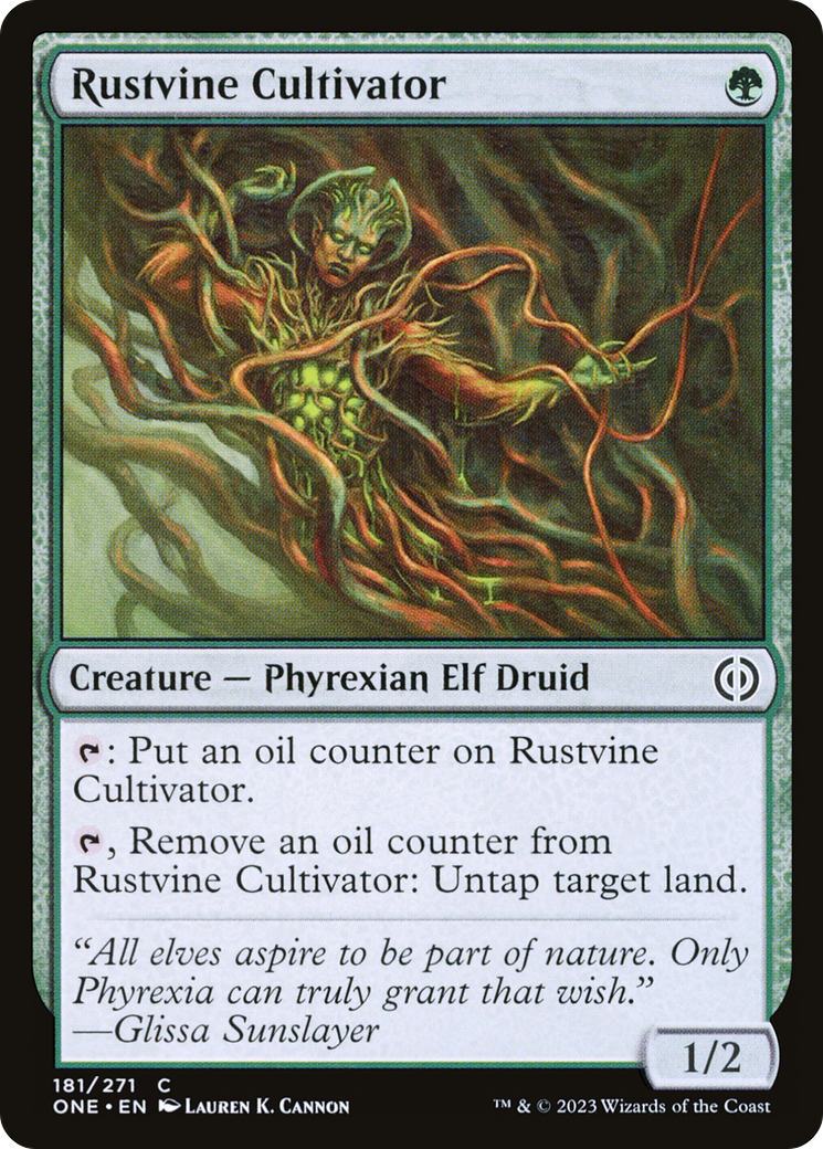 Rustvine Cultivator [Phyrexia: All Will Be One] - The Mythic Store | 24h Order Processing