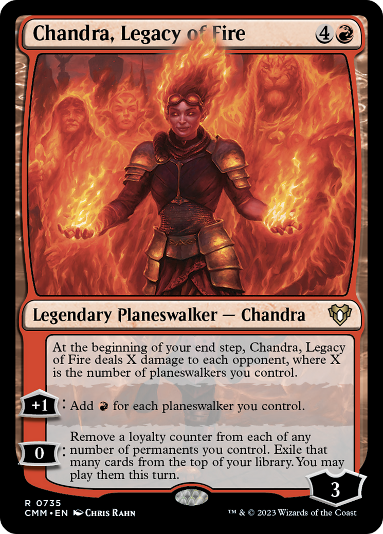 Chandra, Legacy of Fire [Commander Masters] - The Mythic Store | 24h Order Processing