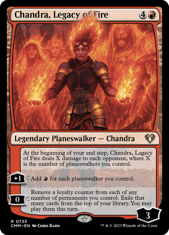 Chandra, Legacy of Fire [Commander Masters] - The Mythic Store | 24h Order Processing
