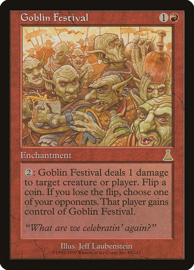 Goblin Festival [Urza's Destiny] - The Mythic Store | 24h Order Processing