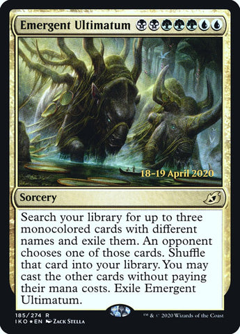 Emergent Ultimatum [Ikoria: Lair of Behemoths Prerelease Promos] - The Mythic Store | 24h Order Processing
