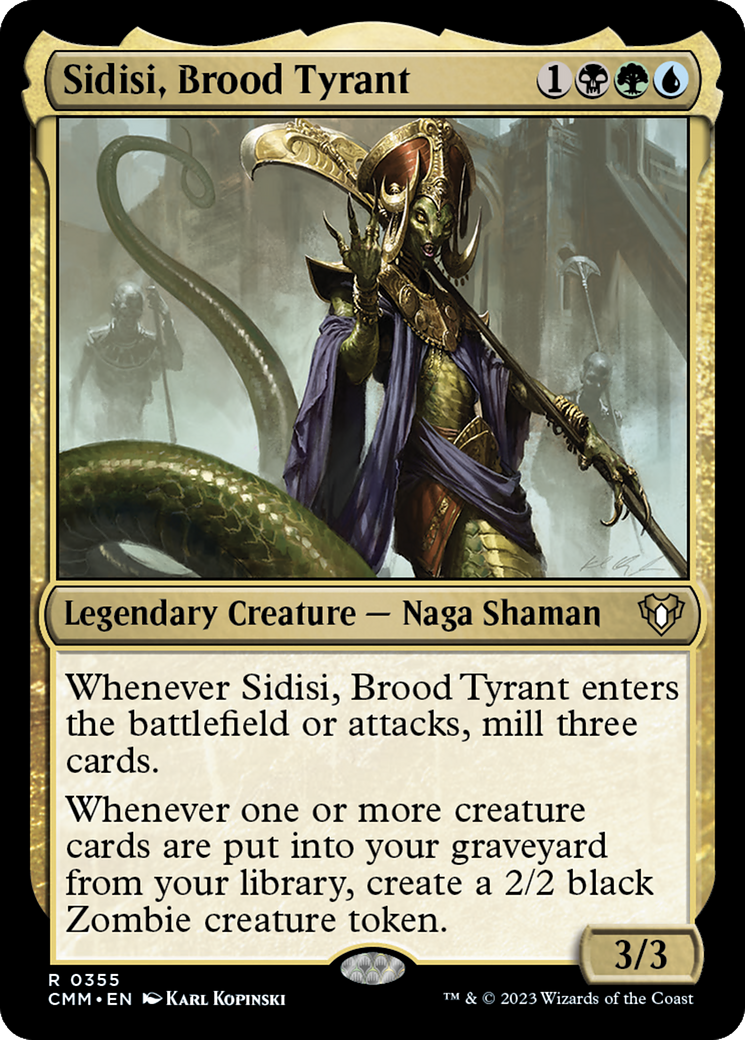 Sidisi, Brood Tyrant [Commander Masters] - The Mythic Store | 24h Order Processing