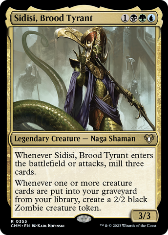Sidisi, Brood Tyrant [Commander Masters] - The Mythic Store | 24h Order Processing