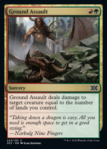 Ground Assault [Double Masters 2022] - The Mythic Store | 24h Order Processing
