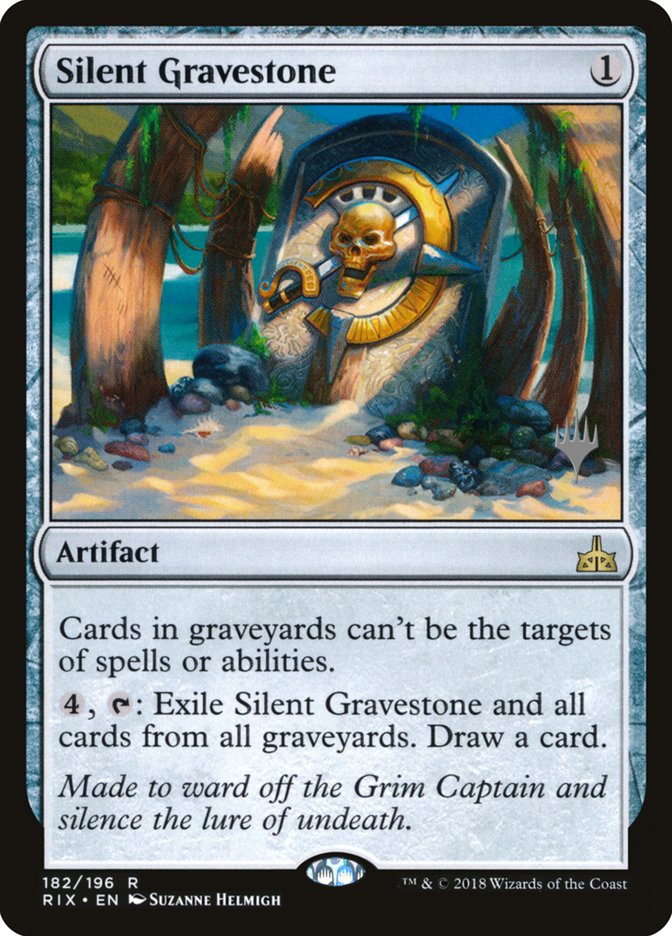 Silent Gravestone (Promo Pack) [Rivals of Ixalan Promos] - The Mythic Store | 24h Order Processing