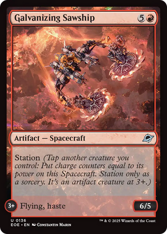 Galvanizing Sawship [Edge of Eternities] - The Mythic Store | 24h Order Processing