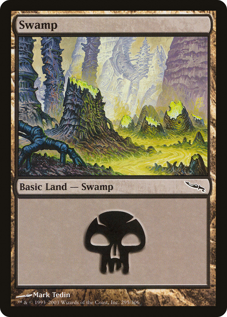 Swamp (295) [Mirrodin] - The Mythic Store | 24h Order Processing