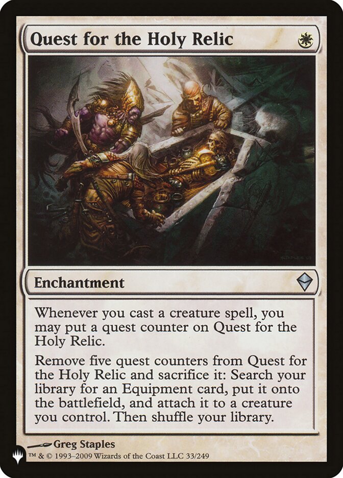 Quest for the Holy Relic [The List] - The Mythic Store | 24h Order Processing